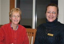 Roberta Rowold, Leesburg Literacy Contact, and Silvia Carey, Learner Mentor 