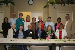 Volunteer team -- tutors, learners, Friends of the Tavares & Leesburg Libraries, and literacy staff