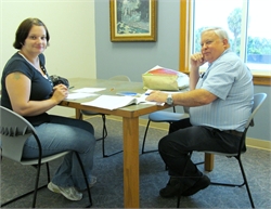 Peggy Perrin and Carl Collar