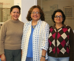 City of Tavares Public Library Learner Mentors Angela Rojas, Rosa Rosario (Literacy Contact)
and Amparo Tejada